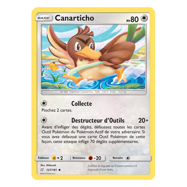 Découvrez Canarticho, carte Peu commune de la série Duo de Choc