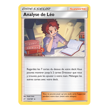 Découvrez Analyse de Léo, carte Holographique rare de la série Duo de Choc