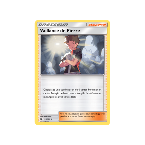 Vaillance de Pierre 135/181 : Joyau Peu commune de l'extension Pokémon Duo de Choc