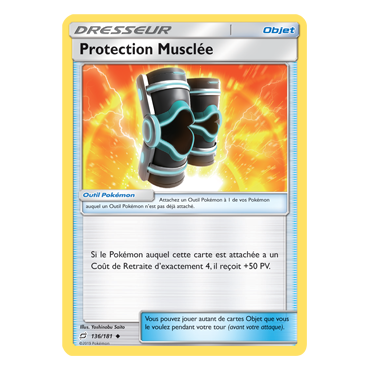 Protection Musclée 136/181 : Joyau Peu commune de l'extension Pokémon Duo de Choc