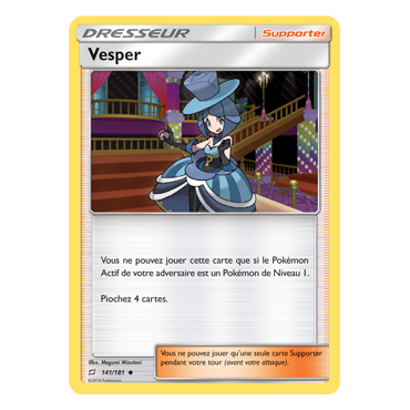 Carte Vesper - Peu commune de Pokémon Duo de Choc 141/181