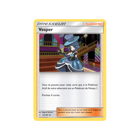 Carte Vesper - Peu commune de Pokémon Duo de Choc 141/181