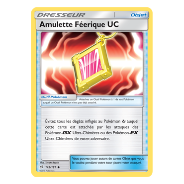 Carte Amulette Féerique UC - Peu commune de Pokémon Duo de Choc 142/181