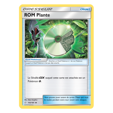 Carte ROM Plante - Peu commune de Pokémon Duo de Choc 143/181