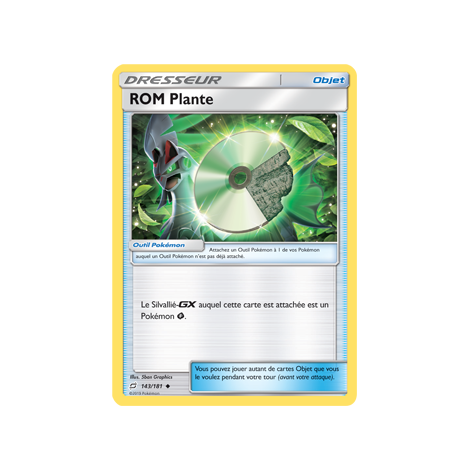 Carte ROM Plante - Peu commune de Pokémon Duo de Choc 143/181