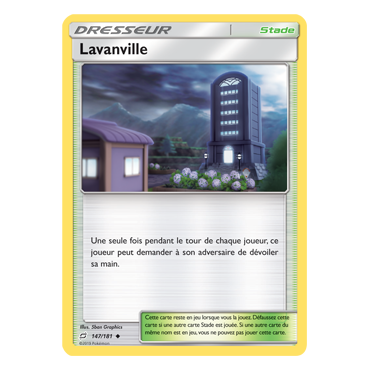 Découvrez Lavanville, carte Peu commune de la série Duo de Choc