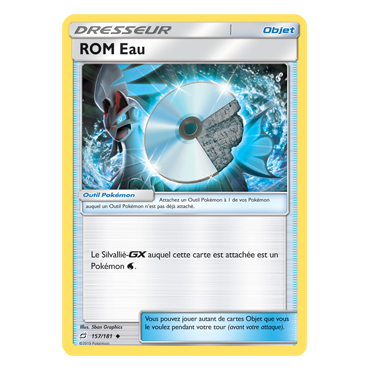 ROM Eau 157/181 : Joyau Peu commune de l'extension Pokémon Duo de Choc