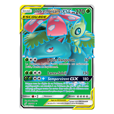 Découvrez Celebi et Florizarre, carte Ultra rare de la série Duo de Choc