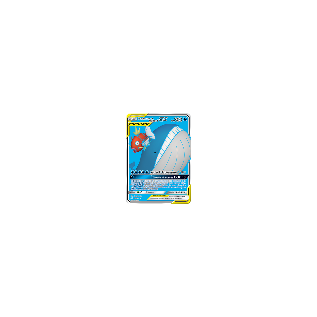 Découvrez Magicarpe et Wailord, carte Ultra rare de la série Duo de Choc