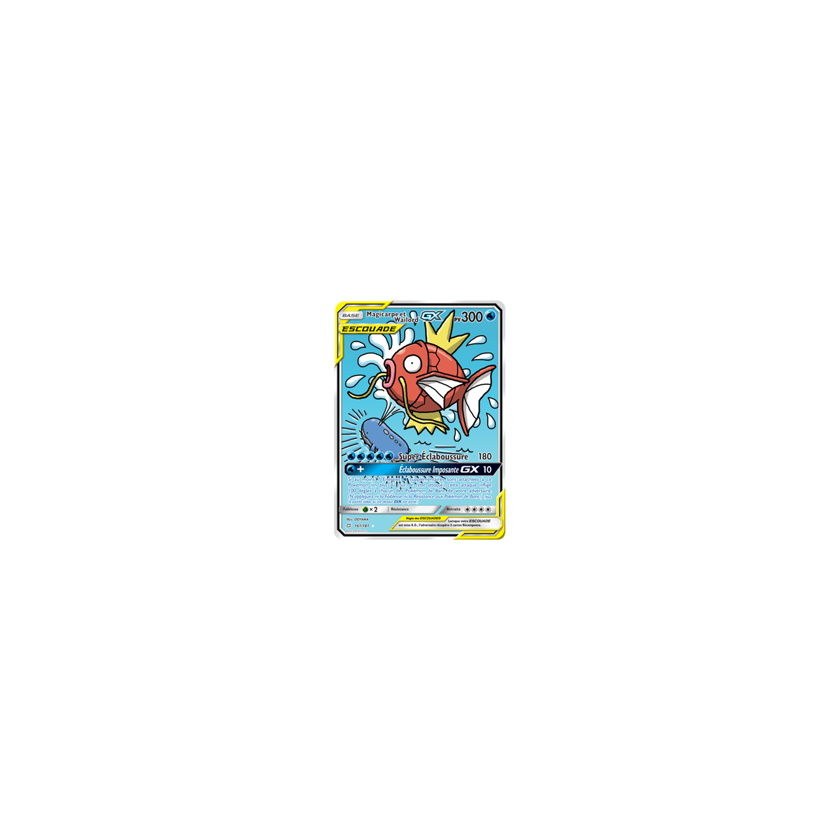 Magicarpe et Wailord 161/181 : Joyau Ultra rare de l'extension Pokémon Duo de Choc