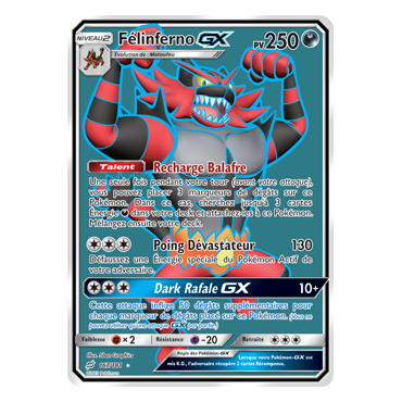 Carte Félinferno - Ultra rare de Pokémon Duo de Choc 167/181