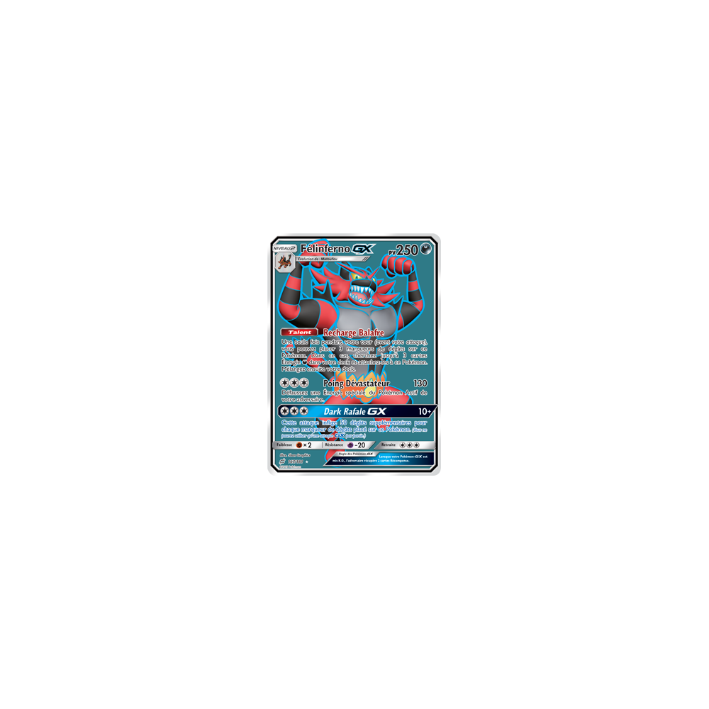 Carte Félinferno - Ultra rare de Pokémon Duo de Choc 167/181