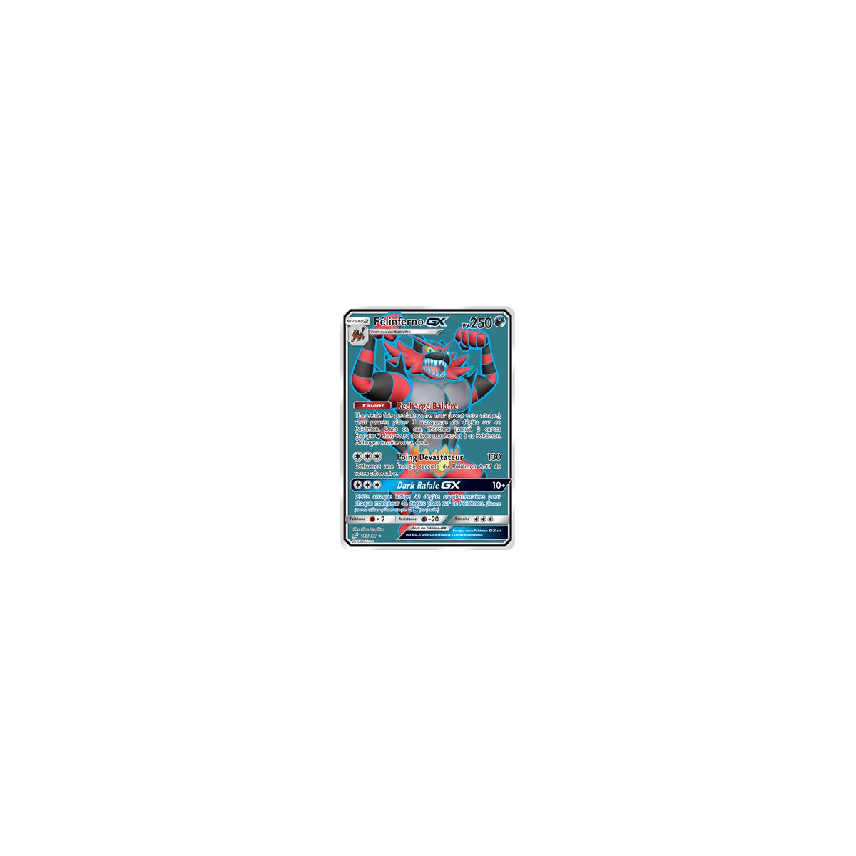 Carte Félinferno - Ultra rare de Pokémon Duo de Choc 167/181