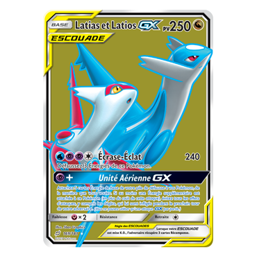 Latias et Latios 169/181 : Joyau Ultra rare de l'extension Pokémon Duo de Choc
