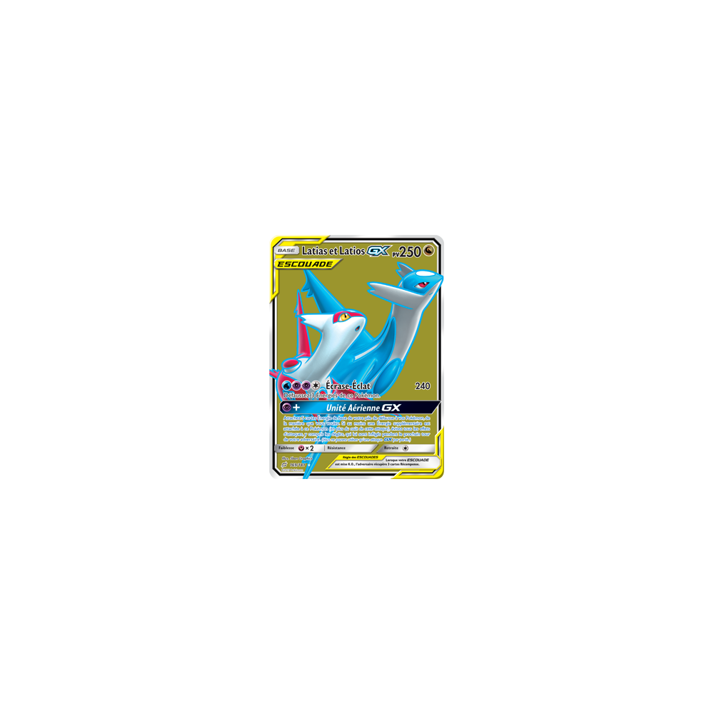 Latias et Latios 169/181 : Joyau Ultra rare de l'extension Pokémon Duo de Choc