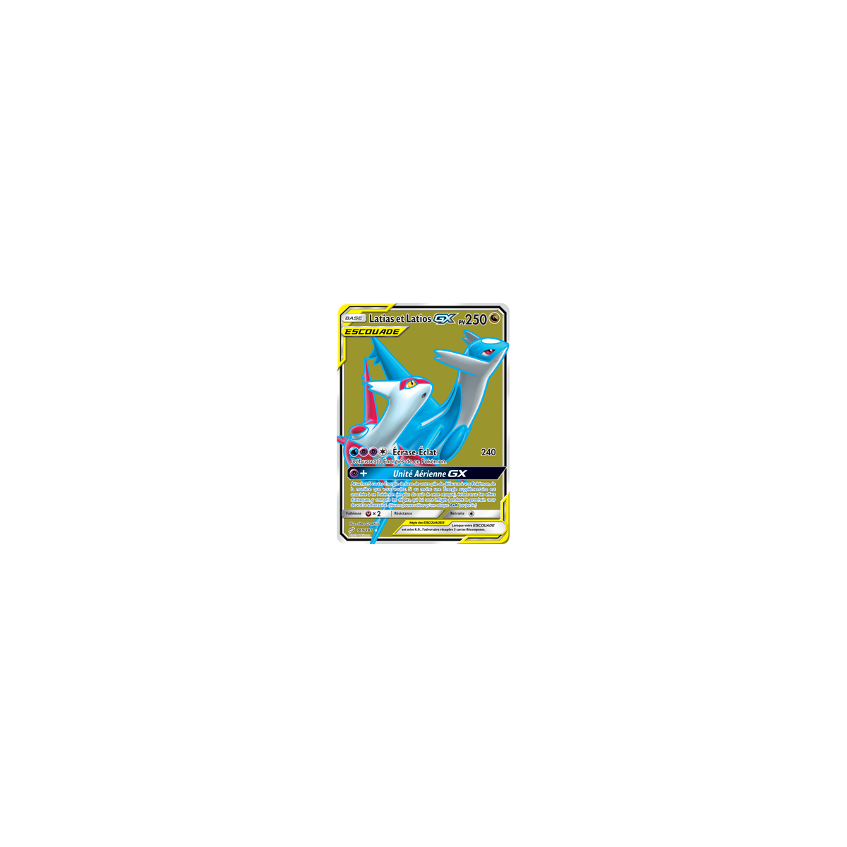 Latias et Latios 169/181 : Joyau Ultra rare de l'extension Pokémon Duo de Choc