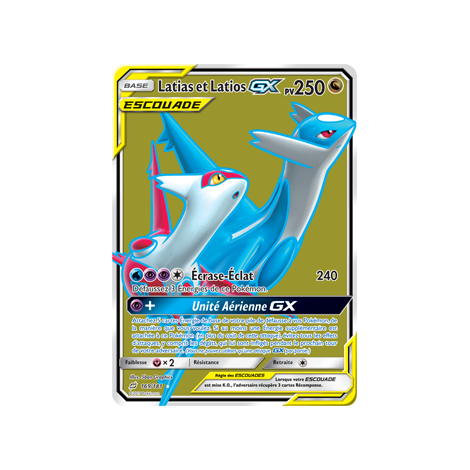 Latias et Latios 169/181 : Joyau Ultra rare de l'extension Pokémon Duo de Choc