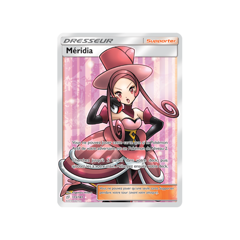 Méridia 173/181 : Joyau Ultra rare de l'extension Pokémon Duo de Choc