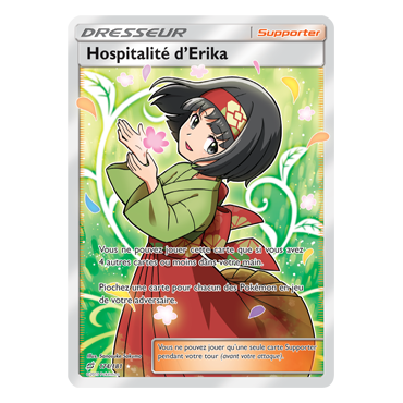 Découvrez Hospitalité d'Erika, carte Ultra rare de la série Duo de Choc