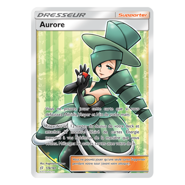 Aurore 178/181 : Joyau Ultra rare de l'extension Pokémon Duo de Choc