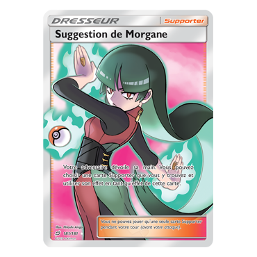 Découvrez Suggestion de Morgane, carte Ultra rare de la série Duo de Choc