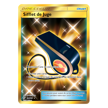 Découvrez Sifflet de Juge, carte Holographique rare de la série Duo de Choc