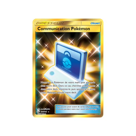 Communication Pokémon 196/181 : Joyau Holographique rare de l'extension Pokémon Duo de Choc