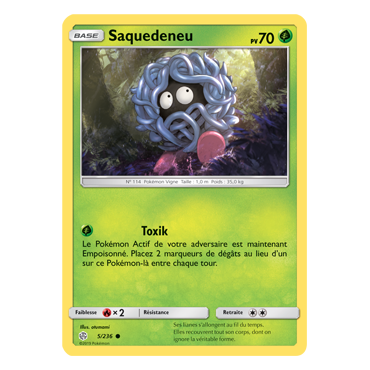 Découvrez Saquedeneu, carte Commune de la série Éclipse Cosmique