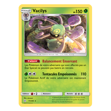 Vacilys 11/236 : Joyau Rare de l'extension Pokémon Éclipse Cosmique