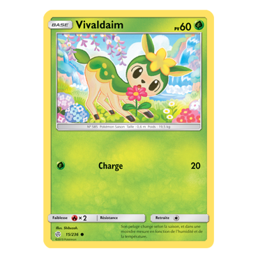 Carte Vivaldaim - Commune de Pokémon Éclipse Cosmique 15/236