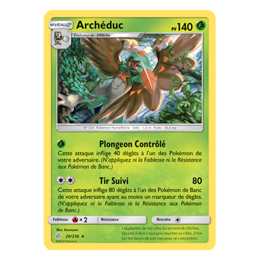 Archéduc 20/236 : Joyau Holographique rare de l'extension Pokémon Éclipse Cosmique
