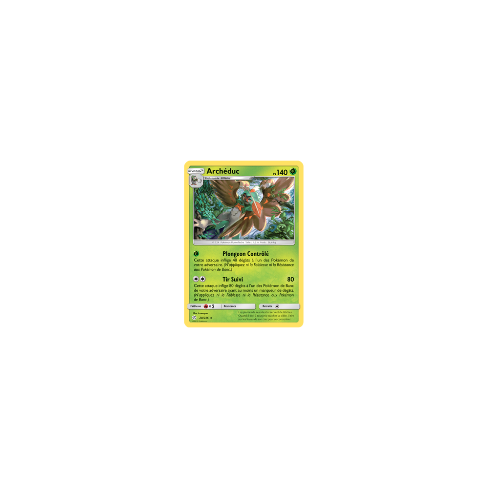 Archéduc 20/236 : Joyau Holographique rare de l'extension Pokémon Éclipse Cosmique