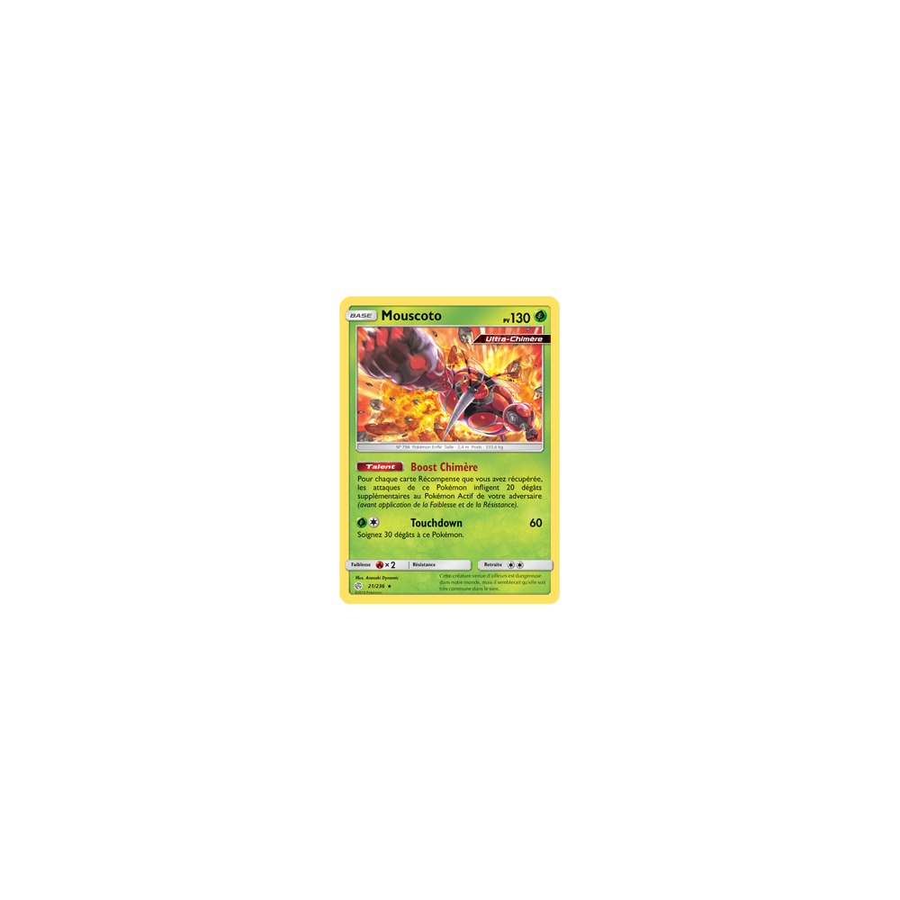 Carte Mouscoto - Holographique rare de Pokémon Éclipse Cosmique 21/236