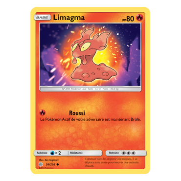Limagma 26/236 : Joyau Commune de l'extension Pokémon Éclipse Cosmique