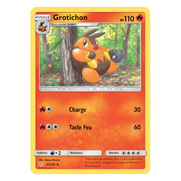 Grotichon 32/236 : Joyau Peu commune de l'extension Pokémon Éclipse Cosmique