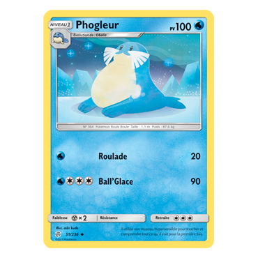 Phogleur 51/236 : Joyau Peu commune de l'extension Pokémon Éclipse Cosmique