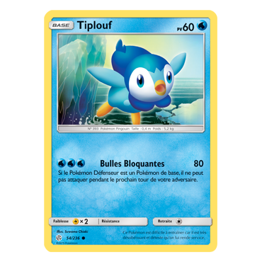 Carte Tiplouf - Commune de Pokémon Éclipse Cosmique 54/236