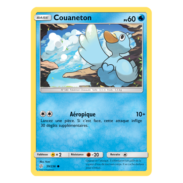 Carte Couaneton - Commune de Pokémon Éclipse Cosmique 59/236