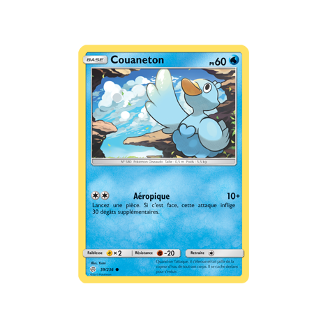 Carte Couaneton - Commune de Pokémon Éclipse Cosmique 59/236