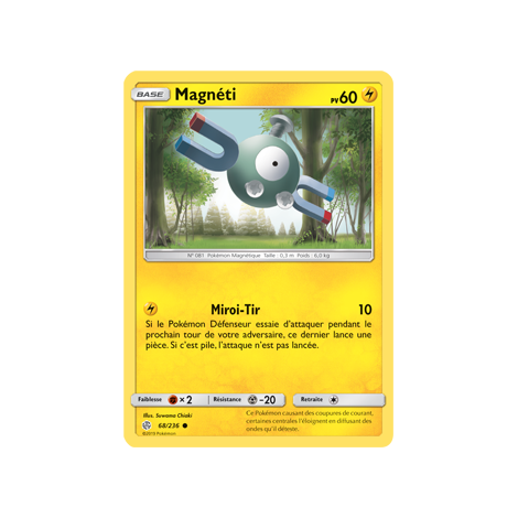 Magnéti 68/236 : Joyau Commune de l'extension Pokémon Éclipse Cosmique