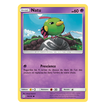 Découvrez Natu, carte Commune de la série Éclipse Cosmique