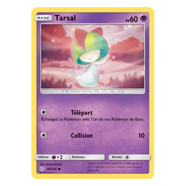 Tarsal 80/236 : Joyau Commune de l'extension Pokémon Éclipse Cosmique