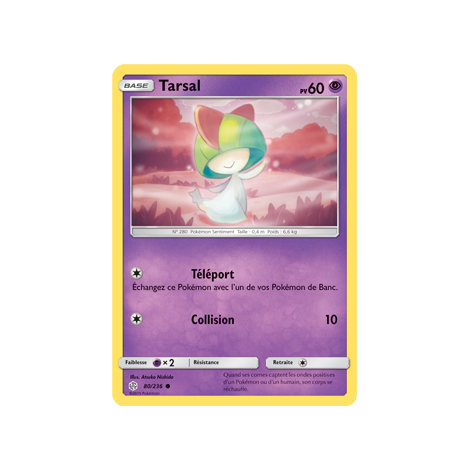 Tarsal 80/236 : Joyau Commune de l'extension Pokémon Éclipse Cosmique