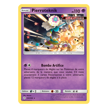 Découvrez Pierroteknik, carte Holographique rare de la série Éclipse Cosmique