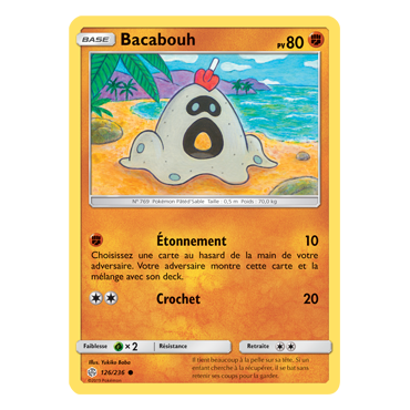 Bacabouh 126/236 : Joyau Commune de l'extension Pokémon Éclipse Cosmique