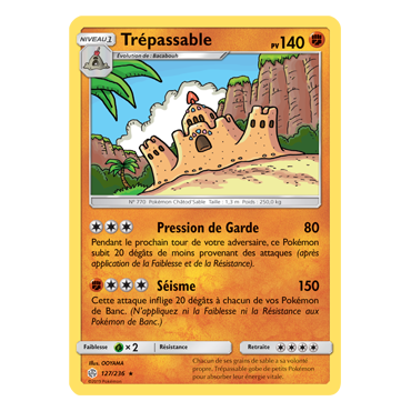 Trépassable 127/236 : Joyau Rare de l'extension Pokémon Éclipse Cosmique