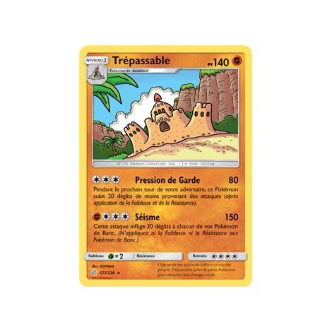 Trépassable 127/236 : Joyau Rare de l'extension Pokémon Éclipse Cosmique