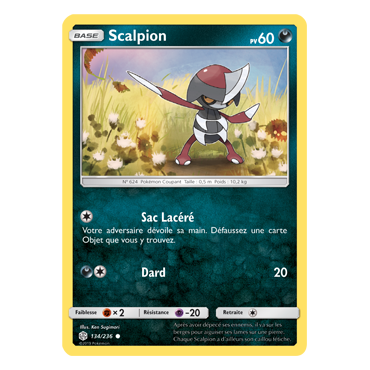 Découvrez Scalpion, carte Commune de la série Éclipse Cosmique