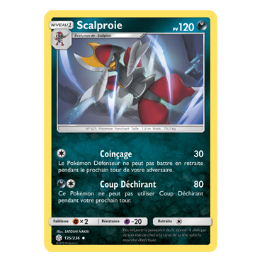 Découvrez Scalproie, carte Peu commune de la série Éclipse Cosmique