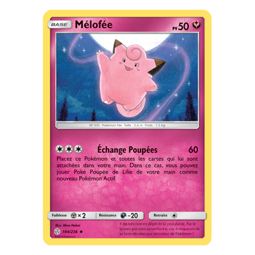 Mélofée 144/236 : Joyau Peu commune de l'extension Pokémon Éclipse Cosmique